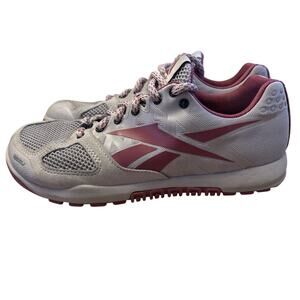 Reebok Women's Size 6.5 CrossFit Nano 2.0 Shoes Gray Pink DV8246